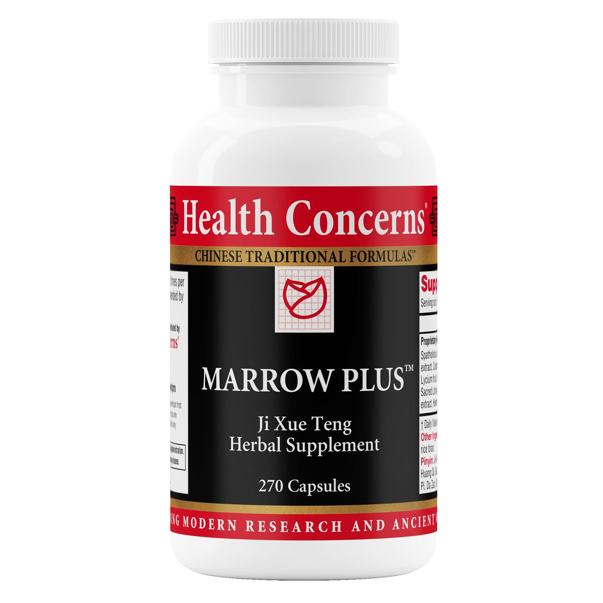 Health Concerns Marrow Plus cápsulas en envase, apoyo a la salud de la sangre