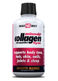 HEALTH DIRECT AminoSculpt: botella frente, sabor mango, apoyo potencial para cabello y piel.