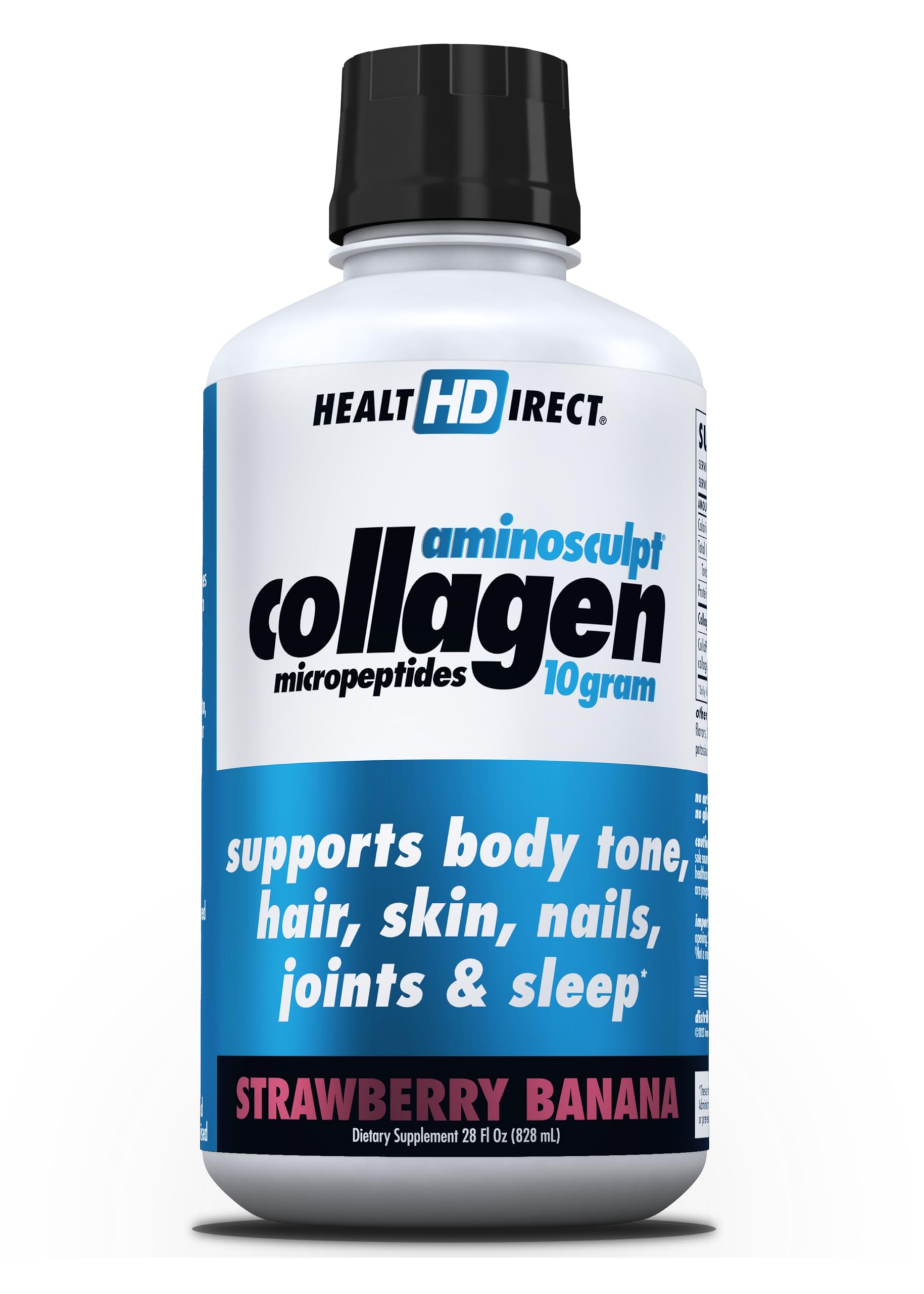Health Direct AminoSculpt: botella de 28 onzas, facilita la ingesta diaria.