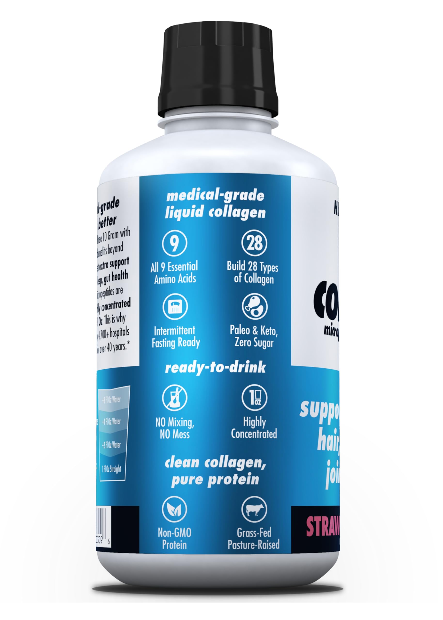 Health Direct AminoSculpt, sabor frutal, posible apoyo al cuidado personal.