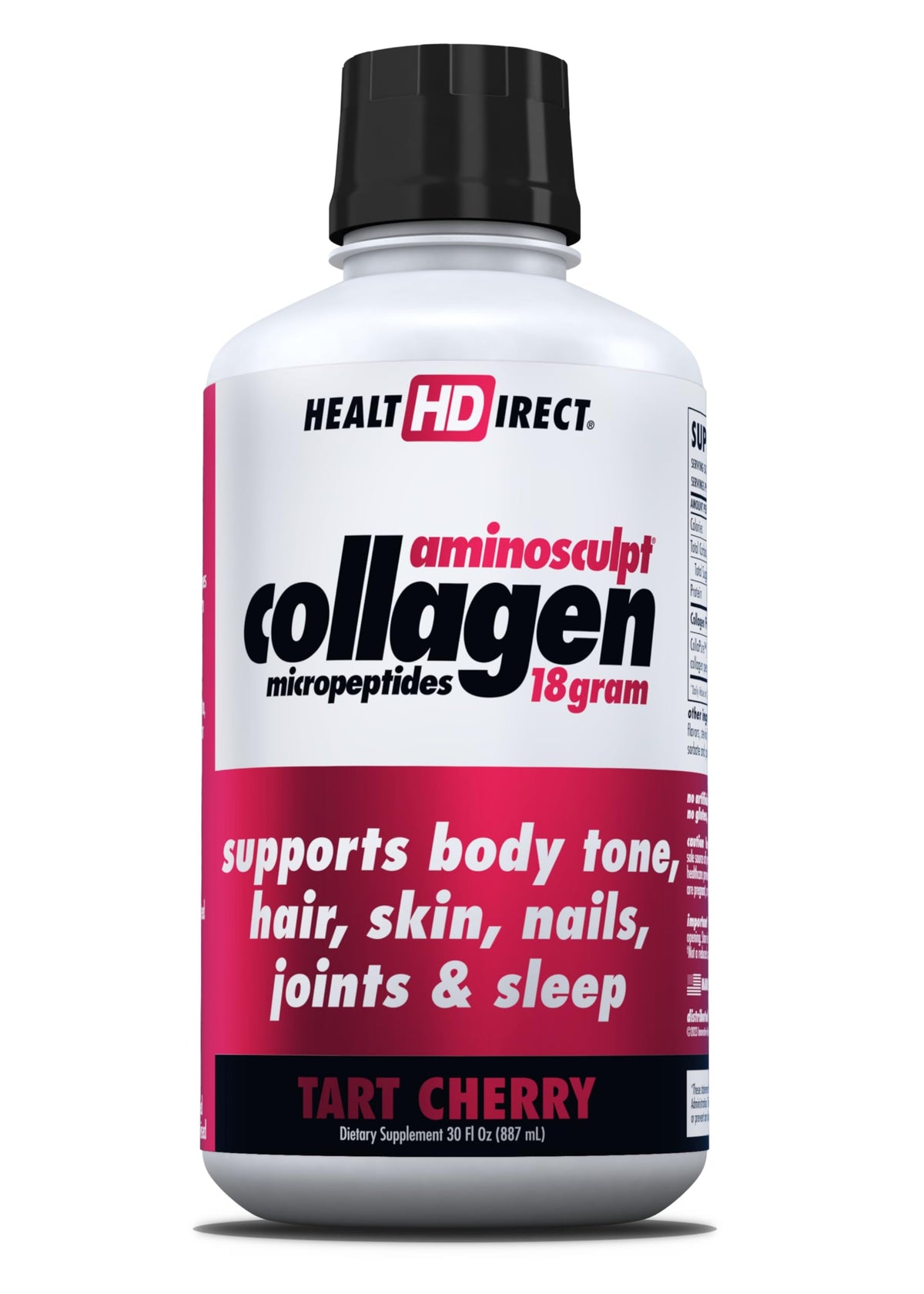 AminoSculpt HEALTH DIRECT: botella de 30 oz sin azúcar para uso diario