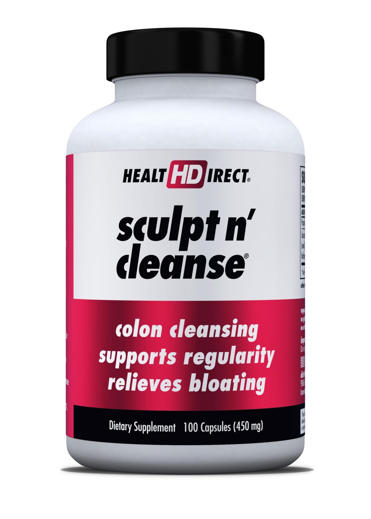 HEALTH DIRECT Sculpt n' Cleanse: botella con cápsulas vegetales para apoyo digestivo
