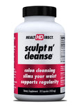 HEALTH DIRECT Sculpt n' Cleanse: botella con cápsulas para apoyo digestivo diario