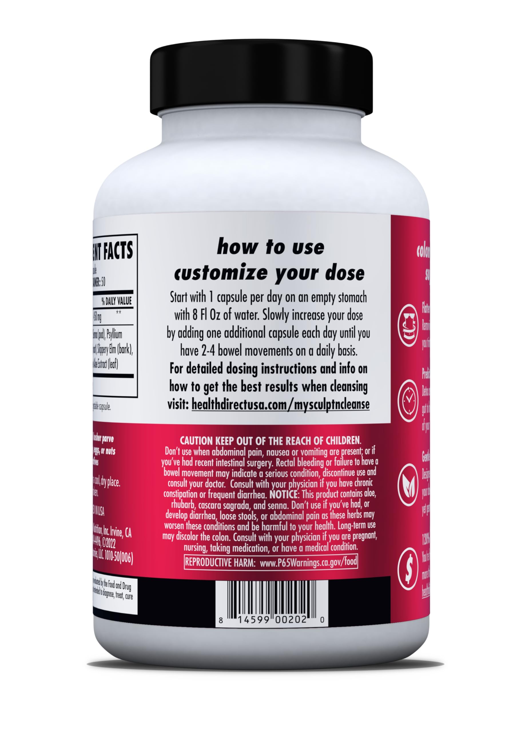 HEALTH DIRECT Sculpt n' Cleanse: uso diario con ritual simple