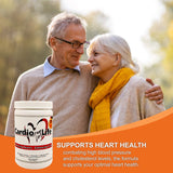 Health Guardian Cardio para la Vida sabor naranja natural, bebida agradable para el día.