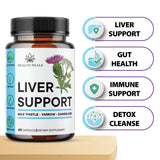 Health Heals curcuma extracto alcachofa, mezcla herbal para bienestar diario