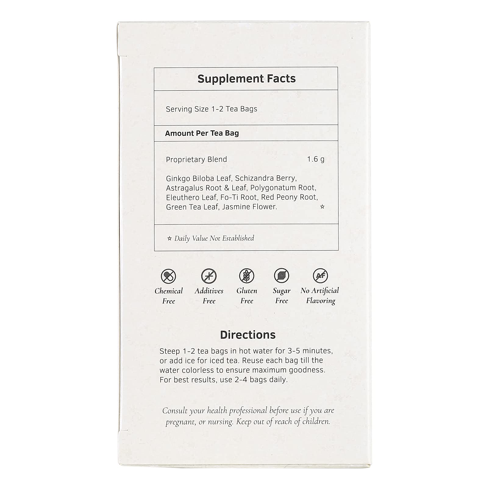 Health King Ginkgo Biloba, embalaje detallado, conveniente para compras habituales