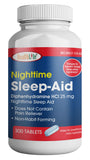 HealthLife Sleep Aid en envase azul facilita una experiencia nocturna relajante.
