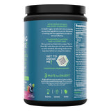 Health Logics Glowing Greens preparado en taza para bebida nutritiva.