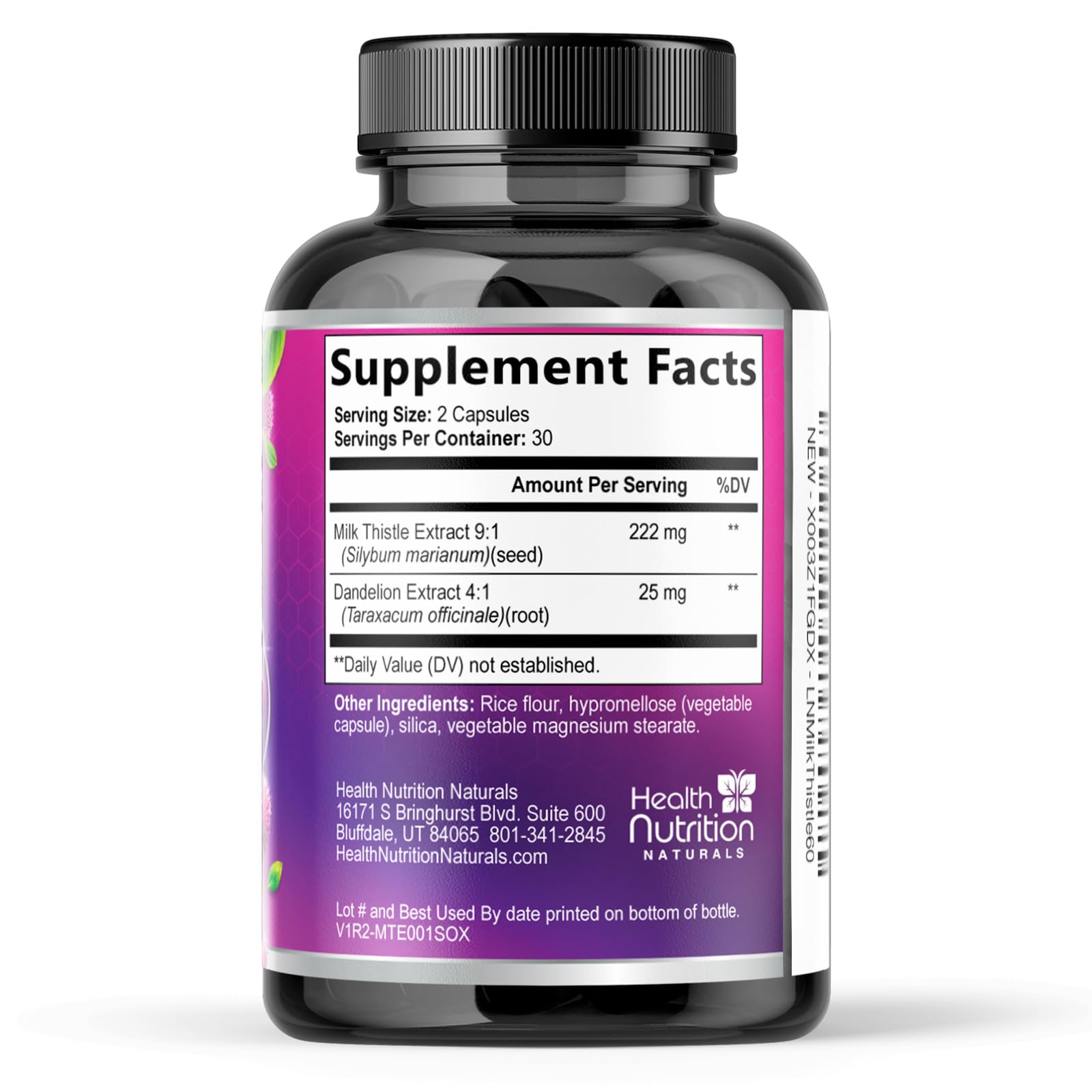 Health Nutrition Naturals Cápsulas Diarias Detox Higado: uso diario fácil