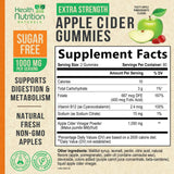 Etiqueta sin azúcar de Health Nutrition Naturals para dietas controladas