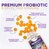 Health Nutrition Naturals gominolas-probioticas-formula-multiestrato: mezcla de cepas para el equilibrio digestivo.