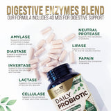 Health Nutrition Naturals Probiotics dosis diaria para apoyo digestivo