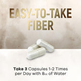Health Nutrition Naturals Psyllium Husk Capsules apoyo digestivo diario.