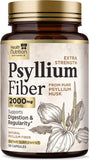 Health Nutrition Naturals Psyllium Husk Capsules frasco para uso diario de fibra.