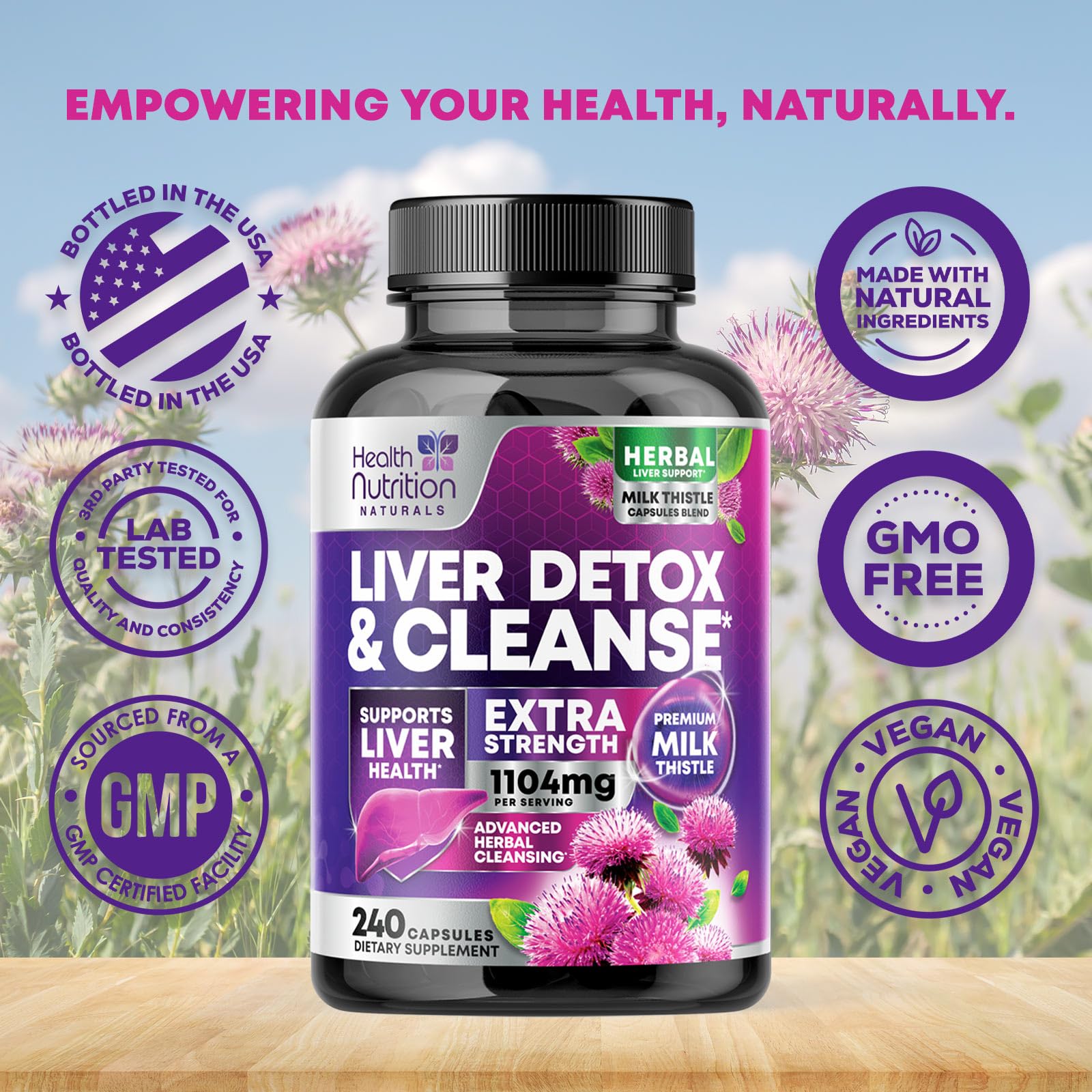 Health Nutrition Naturals raiz de diente de león para digestión saludable