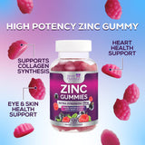 Health Nutrition Naturals Zinc 50mg para hombres y mujeres, formato fácil de consumir.