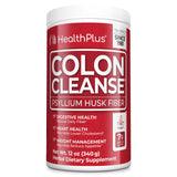 Health Plus Colon Cleanse envase frontal, inicia tu rutina diaria de fibra