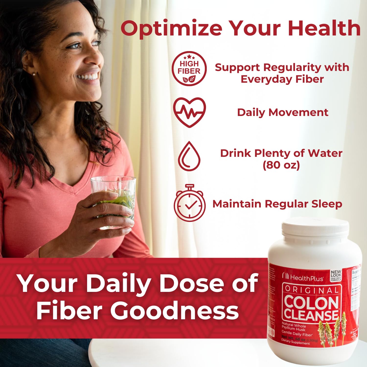 Health Plus Colon Cleanse: psyllium para regularidad intestinal