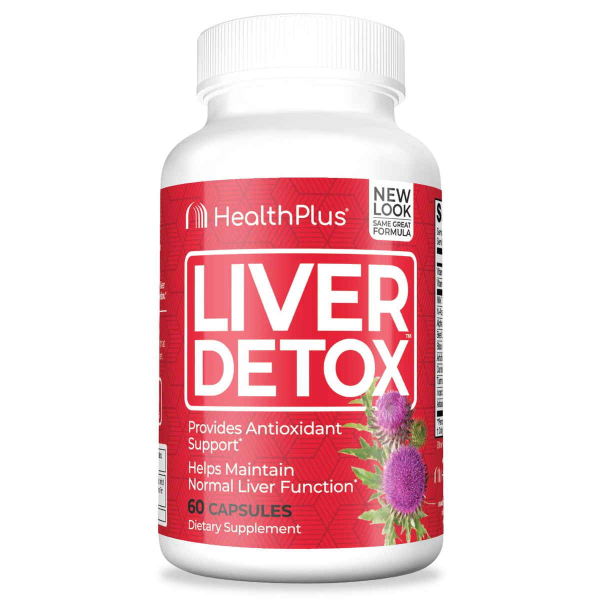 Health Plus Desintoxicación Hepática envase para apoyar la salud hepática