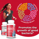 Health Plus Prebiotic Formula, sello sin gluten y sin lácteos destacado