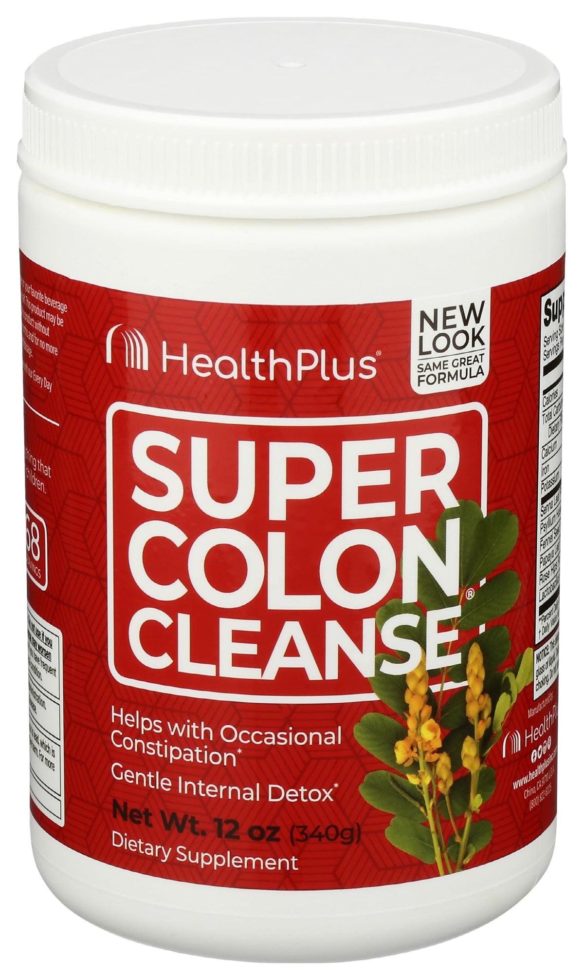 Health Plus Super Colon Cleanse: botella para una limpieza suave del colon.