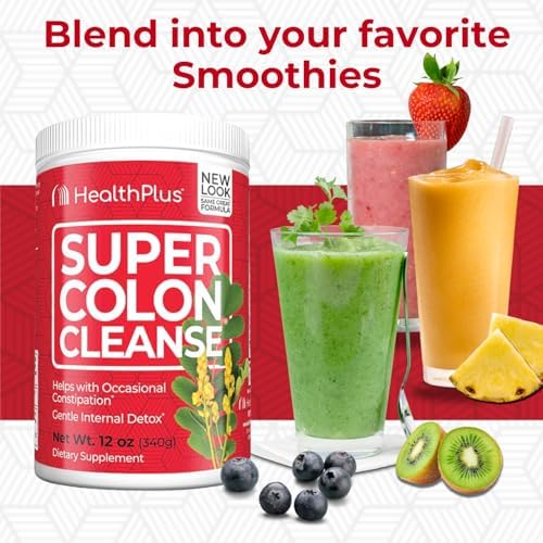 Health Plus Super Colon Cleanse, uso diario recomendado, sensación de ligereza