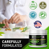 Health Revolution crema árnica cáñamo, alivio para articulaciones con absorción rápida.