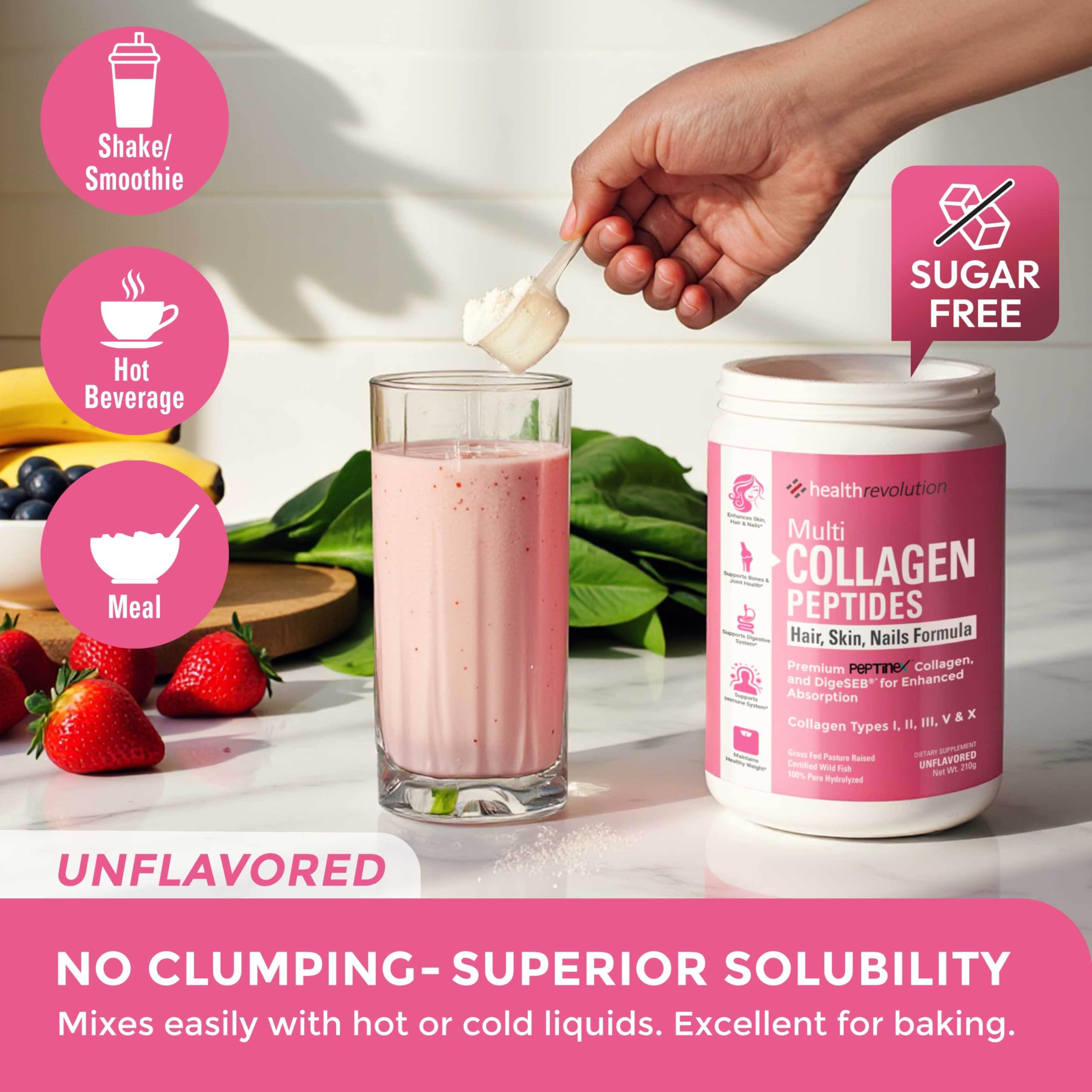 Cuchara medidora Health Revolution Collágeno para porciones