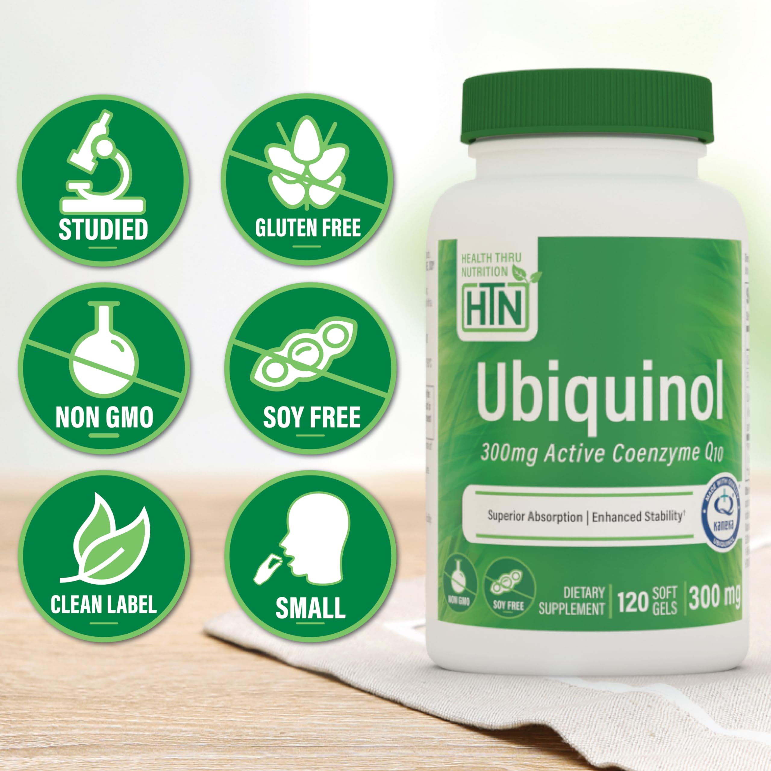 Biodisponibilidad avanzada: mejor absorción de ubiquinol frente a otras formas.