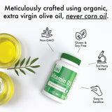 Health Thru Nutrition Vitamina D3 en aceite de oliva orgánico.