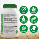 Health Thru Nutrition Envase compacto de 120 cápsulas mini para dosis diaria
