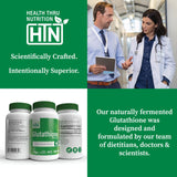 Health Thru Nutrition Glutatión Reducido, certificado vegano y sostenible