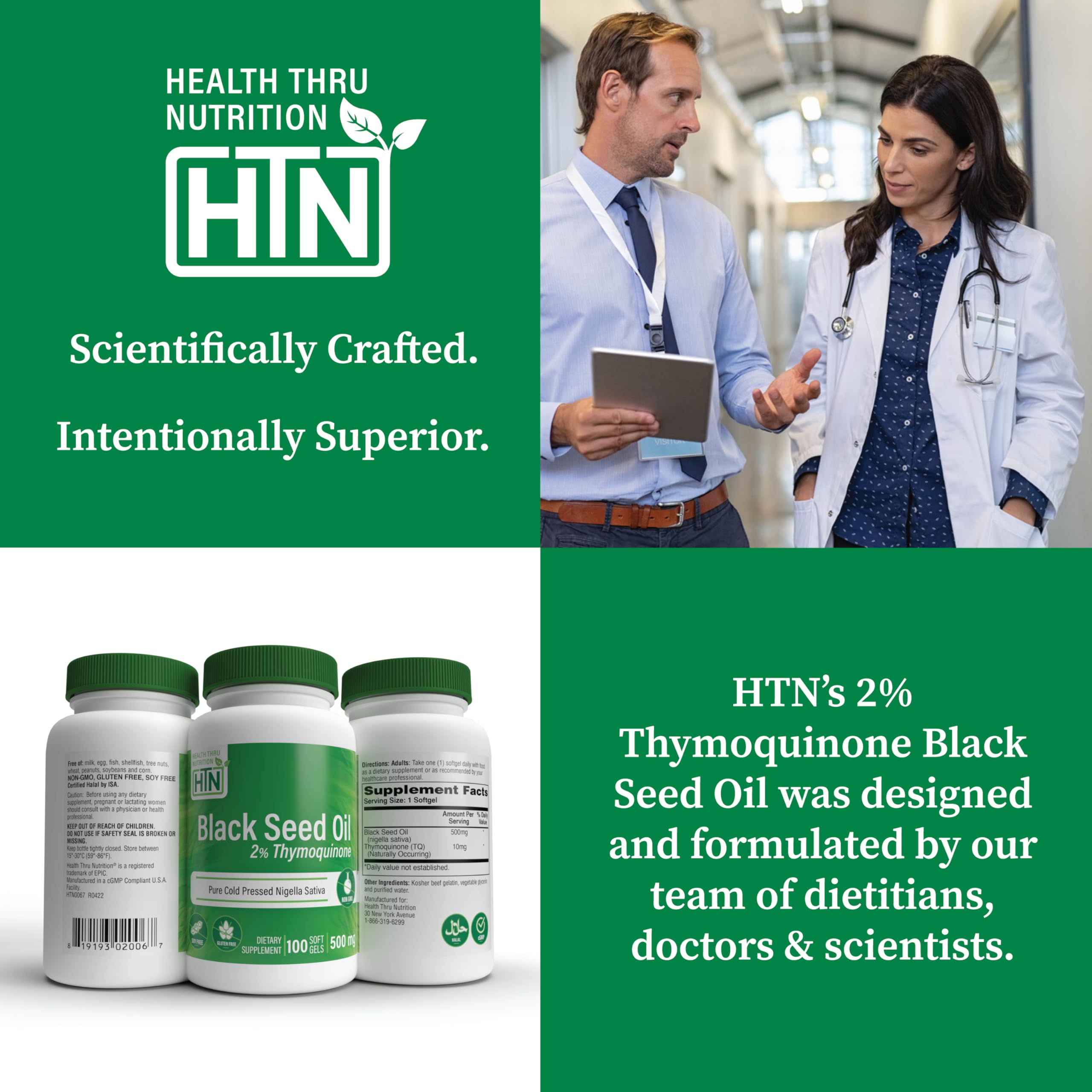 Pruebas de terceros de Health Thru Nutrition para calidad y pureza