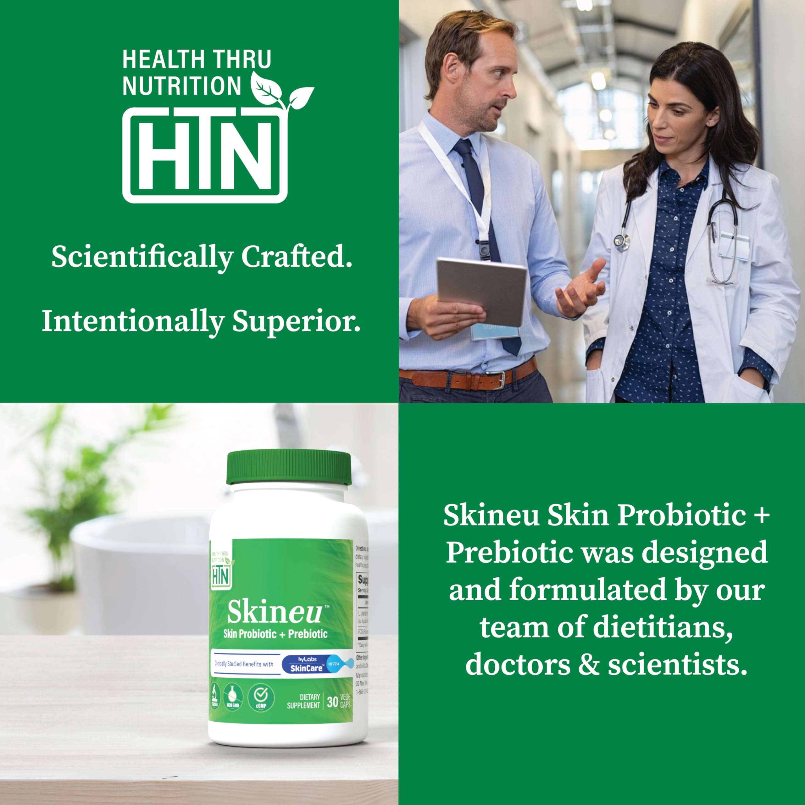 Health Thru Nutrition Skineu: dosis diaria para piel más saludable