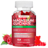 Health4All gominolas magnesio glicinato frambuesa frente: relajación fácil de consumir