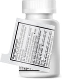 HealthA2Z Alivio Moco DM, etiqueta informativa con dosis recomendadas y seguridad.