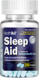 HealthA2Z Ayuda para Dormir: botella mostrada para facilitar la preparación nocturna.
