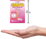 HealthA2Z Bismuto: tabletas masticables para apoyo digestivo diario.
