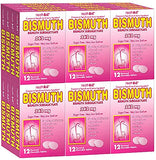 HealthA2Z Bismuto: tabletas masticables compactas para uso diario y alivio digestivo potencial.