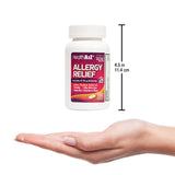 HealthA2Z caja de 180 tabletas para alergia en uso prolongado.