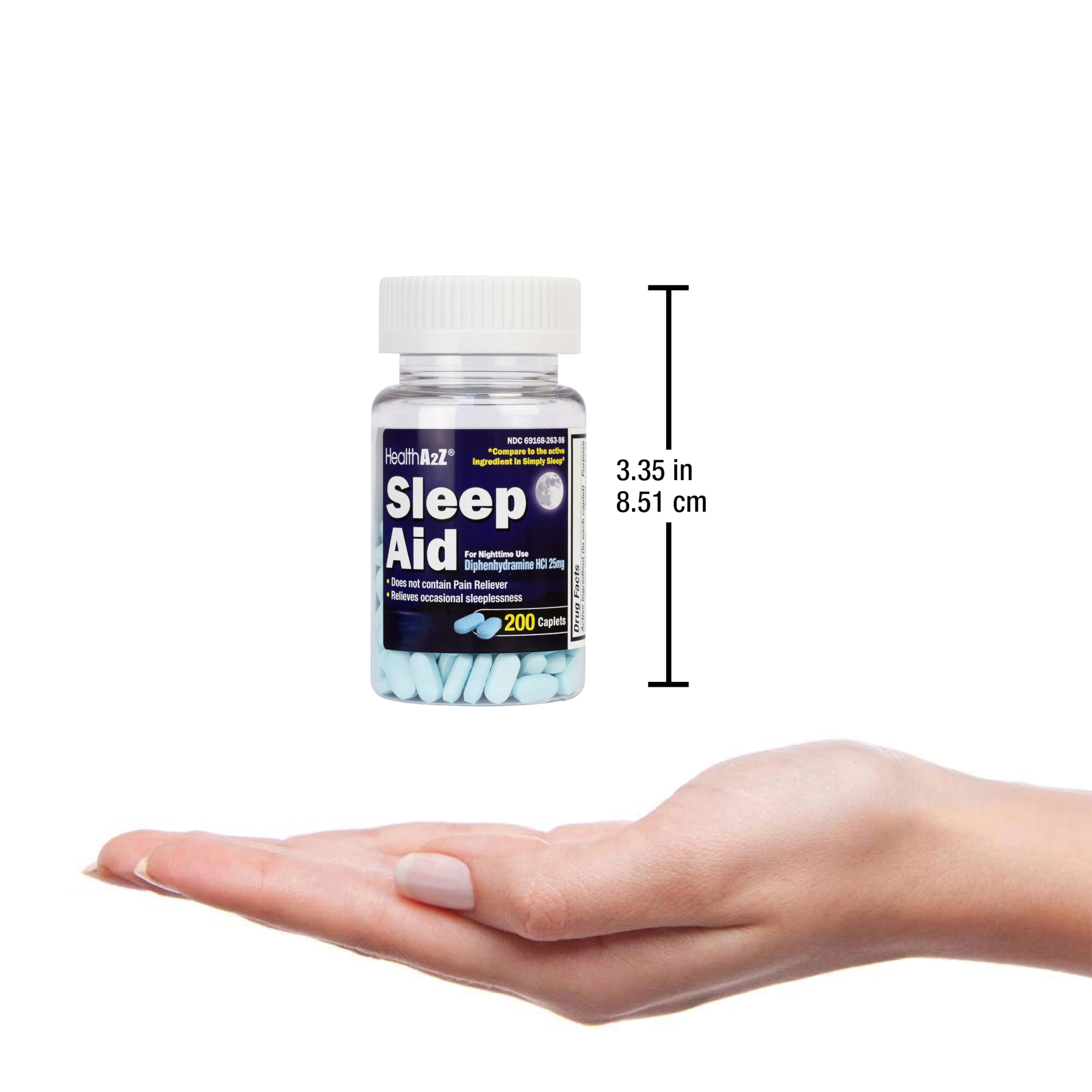 HealthA2Z Capsulas Dormir: primer plano de la cápsula para mayor claridad.