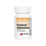 HealthA2Z Descongestionante PE: botella de tabletas para alivio potencial de la congestión nasal.