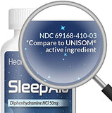 HealthA2Z: difenhidramina 50 mg, cápsulas blandas para descanso nocturno