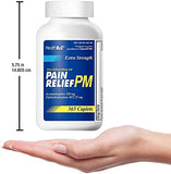 HealthA2Z Extra Strength Pain Relief PM, logotipo de marca para confianza.