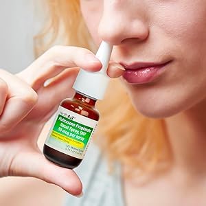 HealthA2Z pulverizador medido para control constante de la congestión nasal.
