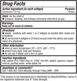 HealthA2Z Gas Relief: etiqueta 125 mg indica dosis y uso