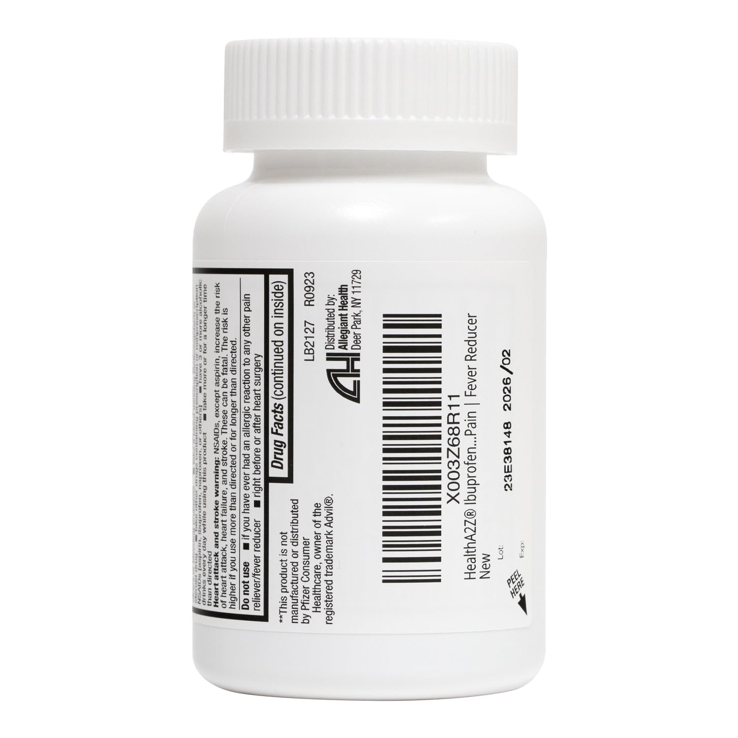 HealthA2Z Ibuprofeno 200 mg uso diario en casa para molestias musculares