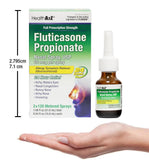 HealthA2Z spray nasal envase transparente permite ver la cantidad restante.