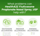 HealthA2Z spray nasal con etiqueta clara facilita el uso seguro.